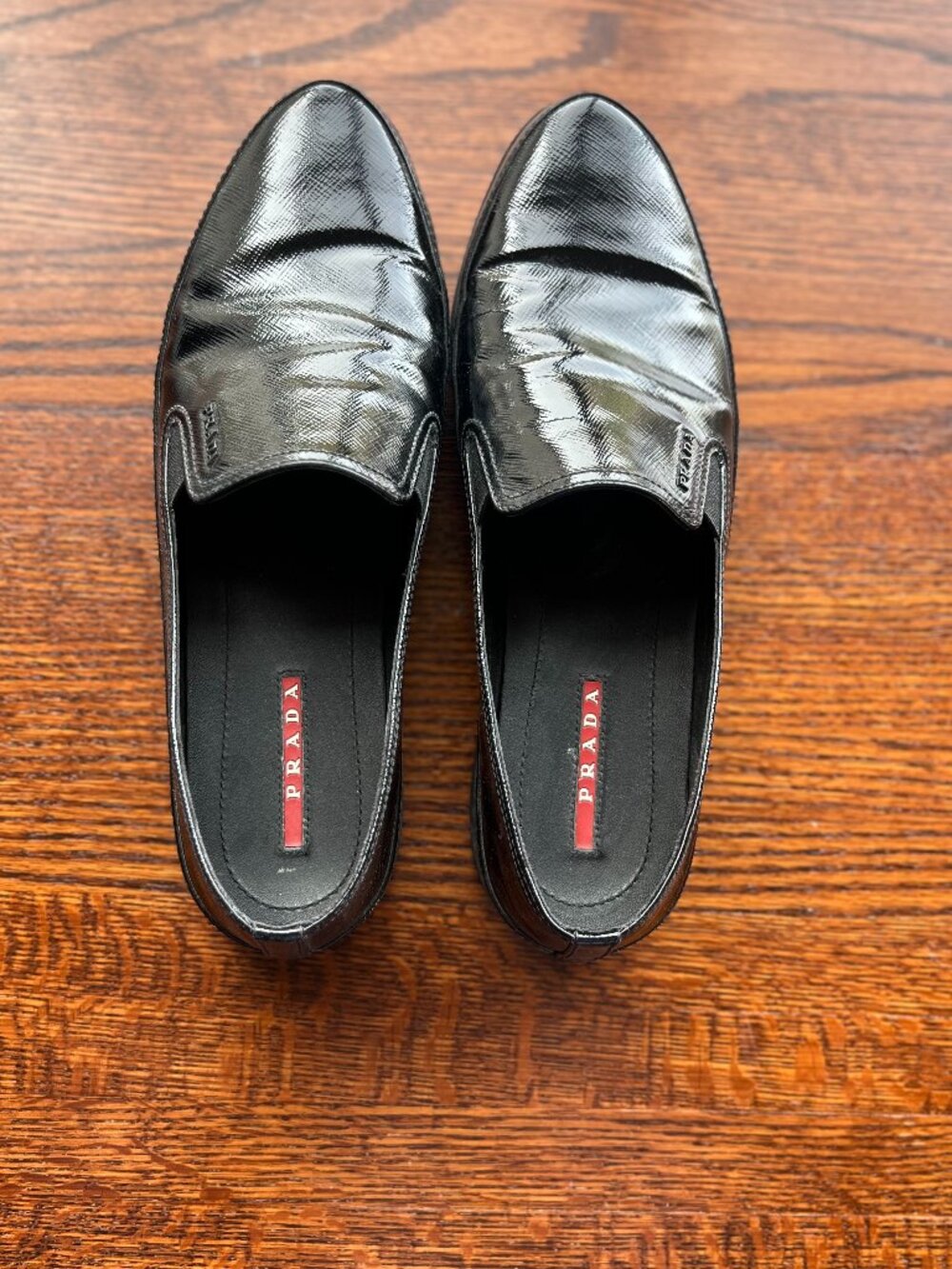 Prada Vernice St. Saffiano Shoes